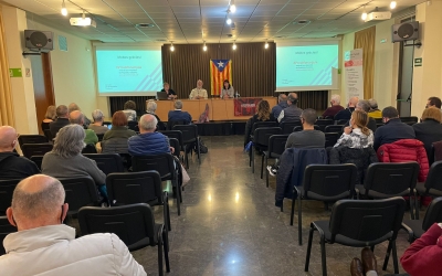 Imatge de l'acte aquesta tarda al Casal Pere Quart | Ràdio Sabadell